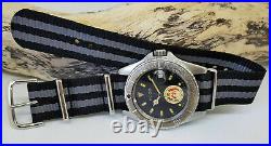 Rare Epos United Arab Emirates Military Diver Black Dial Auto Man's Watch