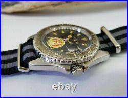 Rare Epos United Arab Emirates Military Diver Black Dial Auto Man's Watch