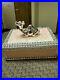 Rare White Gold/Diamond Accented Camel Lid Trinket/Jewelry Box (STUNNING)