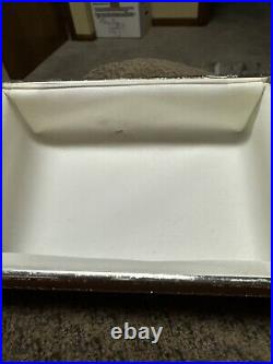 Rare White Gold/Diamond Accented Camel Lid Trinket/Jewelry Box (STUNNING)