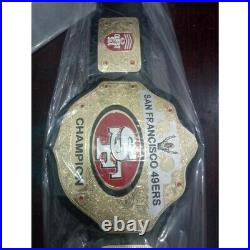 SF 49ers Championship Wrestling Brass 2mm Belt
