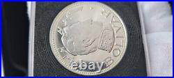 STATE of SHARJAH 1970, SIMON BOLIVAR, SILVER in PROOF, 10 S. RIYALS