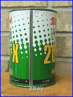 Scarce United Arab Emirates (UAE) Super Formula 2000-X Motor Oil Liter Can