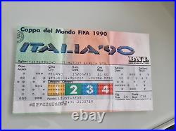 Ticket 1990 FIFA WORLD CUP United Arab Emirates UAE v Germany