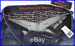 True Religion $199 Manchester United Rocco Relaxed Skinny Jeans 102260S 31x32