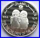 UAE 1998 Save Children 50 Dirhams Silver Coin, Proof