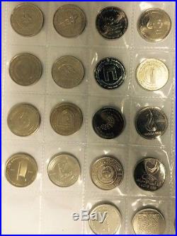 UAE One Dirham Commemorative, Qty. 33 COINS Difference All UNC