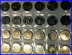 UAE One Dirham Commemorative, Qty. 33 COINS Difference All UNC