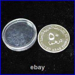 UAE United Arab Emirates 1998 Silver 50 Dirhams Sharjah Cultural Capital