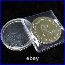 UAE United Arab Emirates 1998 Silver 50 Dirhams Sharjah Cultural Capital