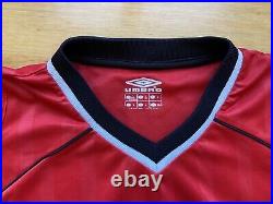 UNITED ARAB EMIRATES 2002 2003 AWAY FOOTBALL SHIRT SOCCER JERSEY UMBRO sz L MEN