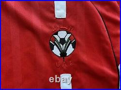 UNITED ARAB EMIRATES 2002 2003 AWAY FOOTBALL SHIRT SOCCER JERSEY UMBRO sz L MEN