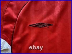 UNITED ARAB EMIRATES 2002 2003 AWAY FOOTBALL SHIRT SOCCER JERSEY UMBRO sz L MEN