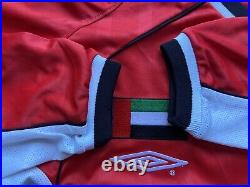 UNITED ARAB EMIRATES 2002 2003 AWAY FOOTBALL SHIRT SOCCER JERSEY UMBRO sz M #7