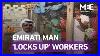 Uae Man Holds Indian Workers In Cage