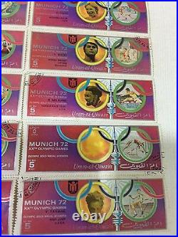 Umm Al Qiwain Uae 72 Munich Sapporo Olympic Games 21 Stamps C/t/o