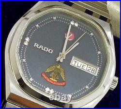 Unique Vintage Rado Uae United Arab Emirates Army Logo Watch Cal. 2863