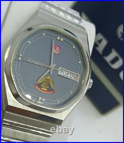 Unique Vintage Rado Uae United Arab Emirates Army Logo Watch Cal. 2863