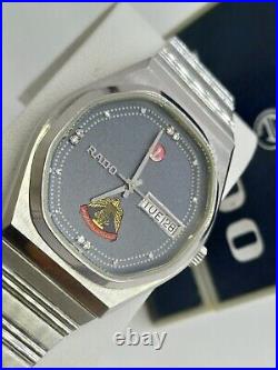 Unique Vintage Rado Uae United Arab Emirates Army Logo Watch Cal. 2863