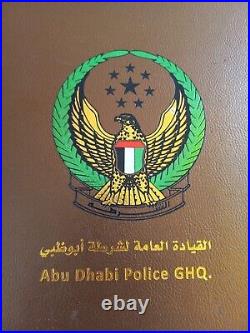 United Arab Emirate Dhabi Army military cover wallet document Faux Leather rare