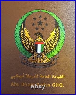 United Arab Emirate Dhabi Army military cover wallet document Faux Leather rare