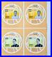 United Arab Emirates 1968 imperf UNCUTED PROOF Uruguay Hungary Soccer 4 Stamps