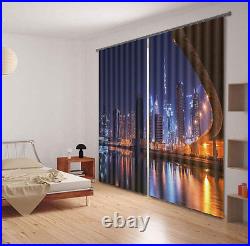 United Arab Emirates 3D Blockout Photo Printing Curtains Draps Fabric Window