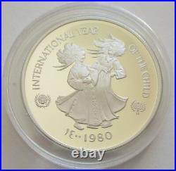 United Arab Emirates 50 Dirhams 1980 Year of the Child Silver