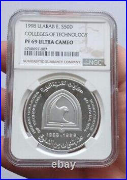 United Arab Emirates 50 Dirhams 1998' COLLEGES OF TECHNOLOGY (PF 69)