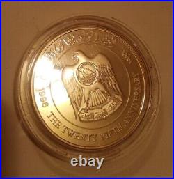 United Arab Emirates 50 dirhams The 25th Anniversary National Day 1996 Proof Unc