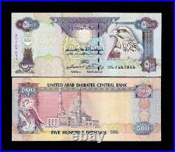 United Arab Emirates 500 DIRHAMS P-18 1996 UAE Oryx Sparrow AUNC World Currency