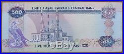 United Arab Emirates 500 Dirhams P32 2006 Sparow Hawk Oryx Gcc Currency Banknote