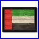 United Arab Emirates Country Flag Texture Canvas Print With Picture Frame Home
