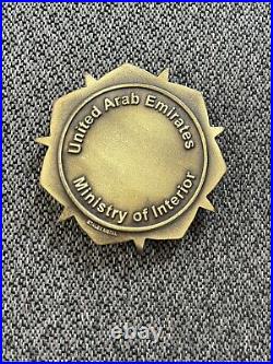 United Arab Emirates Ministry of Interior Medal with original Box 60 mm