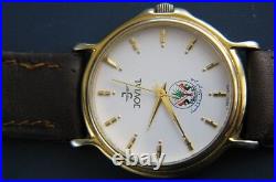 United Arab Emirates Sharjah Dubai Jovial Men Swiss Watch Gold Plated No 1117G