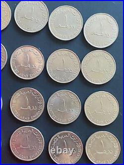 United Arab Emirates UAE 1 Dirham Coin Commemorative (Lot of 26 coins) Dubai