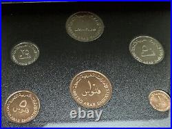 United Arab Emirates UAE 6 Coins 1989 SPECIMEN PROOF Set RARE