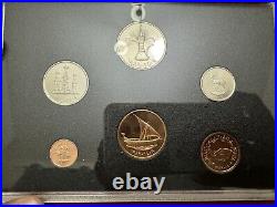 United Arab Emirates UAE 6 Coins 1989 SPECIMEN PROOF Set RARE