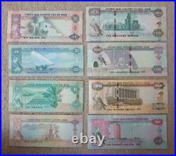 United Arab Emirates UAE Full Set 5 10 20 50 100 200 500 1000 Dir. 2016-2018 PMG