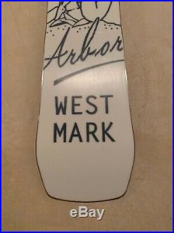 Used Arbor Westmark Rocker Twin Tip Snowboard 155 cm