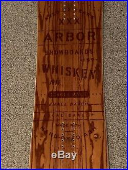 Used Arbor Whiskey Rocker Mountain Twin Snowboard 159 cm Mid Wide