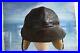 Vintage LL Bean Maine Guide Hat Leather Shearling Early Label, Small