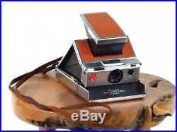 Vintage Polaroid SX-70 Land Camera Alpha 1 Leather with Strap Tested Works