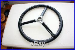 Vintage Steering Wheel 16 Inch Diameter Taper Mounted Mg Morris Garages Veteran