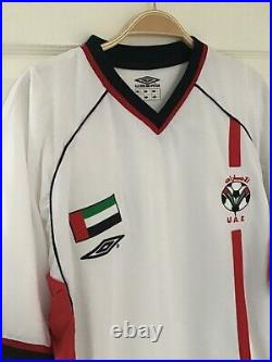 Vintage United Arab Emirates umbro home 2002-04 football shirt xl UAE