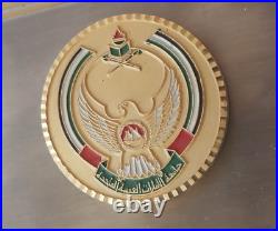 Vintage rare UAE United Arab Emirates University Coat of Arm Plaque German made