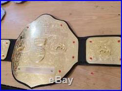 WCW BIG GOLD WORLD HEAVYWEIGHT CHAMPIONSHIP TITLE BELT 4mm brass
