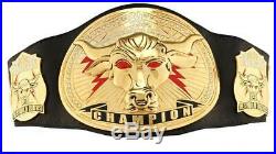 WWE The Rock Wrestling Championship Leather Belt Adult Size