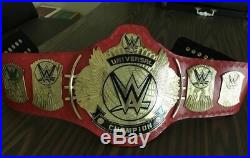 WWE Universal Championship Leather Belt Adult Size Thick Plated Replica 4mm