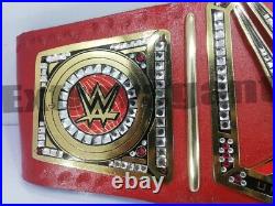 WWE Universal Championship Wrestling Title Replica Red Leather Belt Adult Size